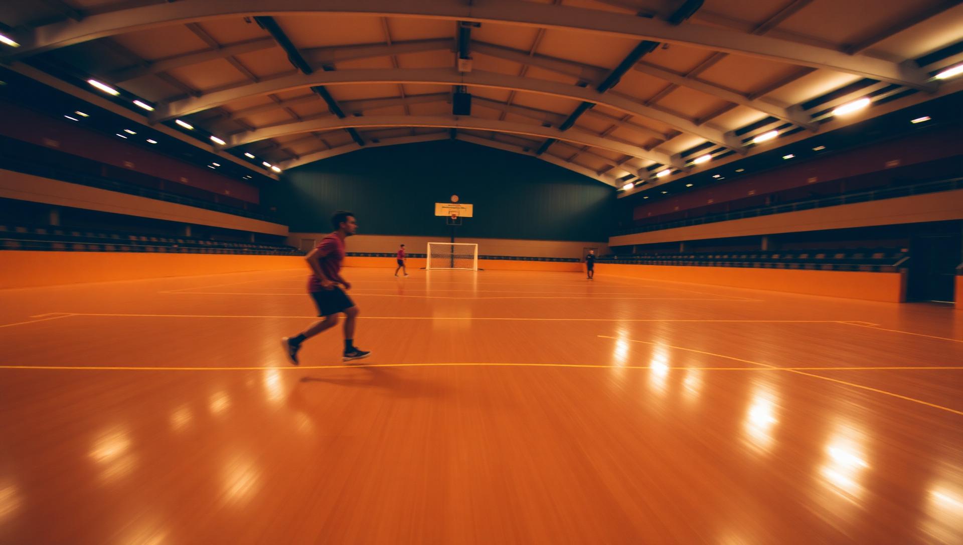 Pabellón fútbol sala conceptual