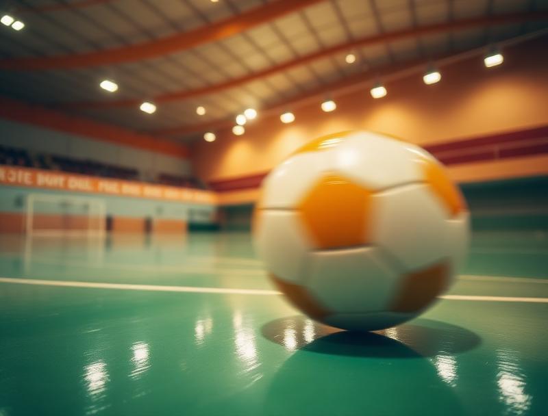 Fútbol sala en espacio cubierto