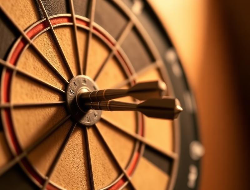 Dianas y dardos en local